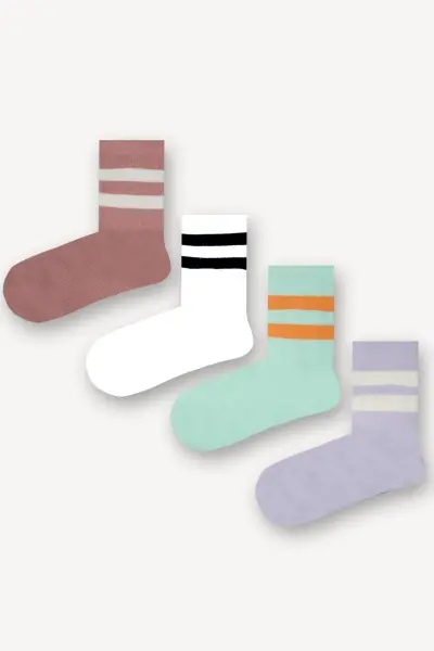 4'lü Colourful Çocuk Çorap Set
