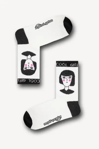 4'lü Cool Girl Atletik Çorap Set